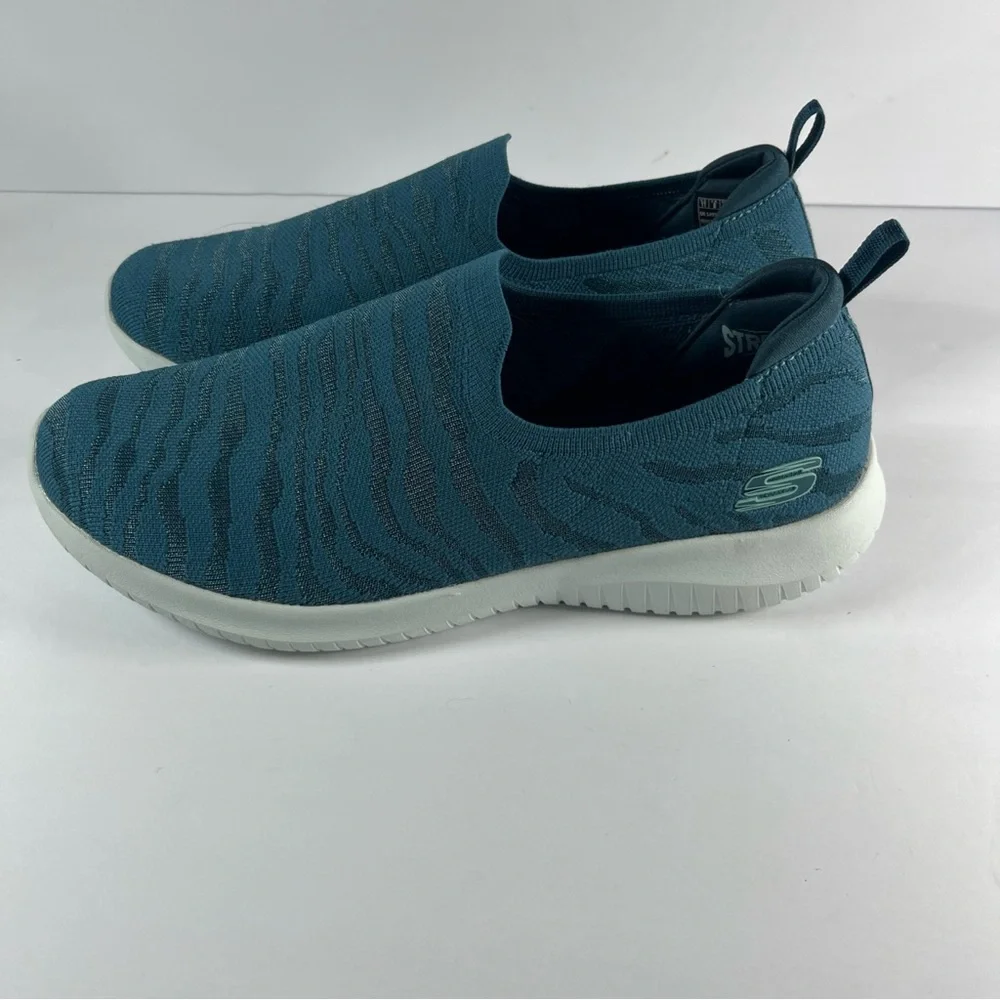 Teal Slip-On Sneakers - Picture 5 of 10